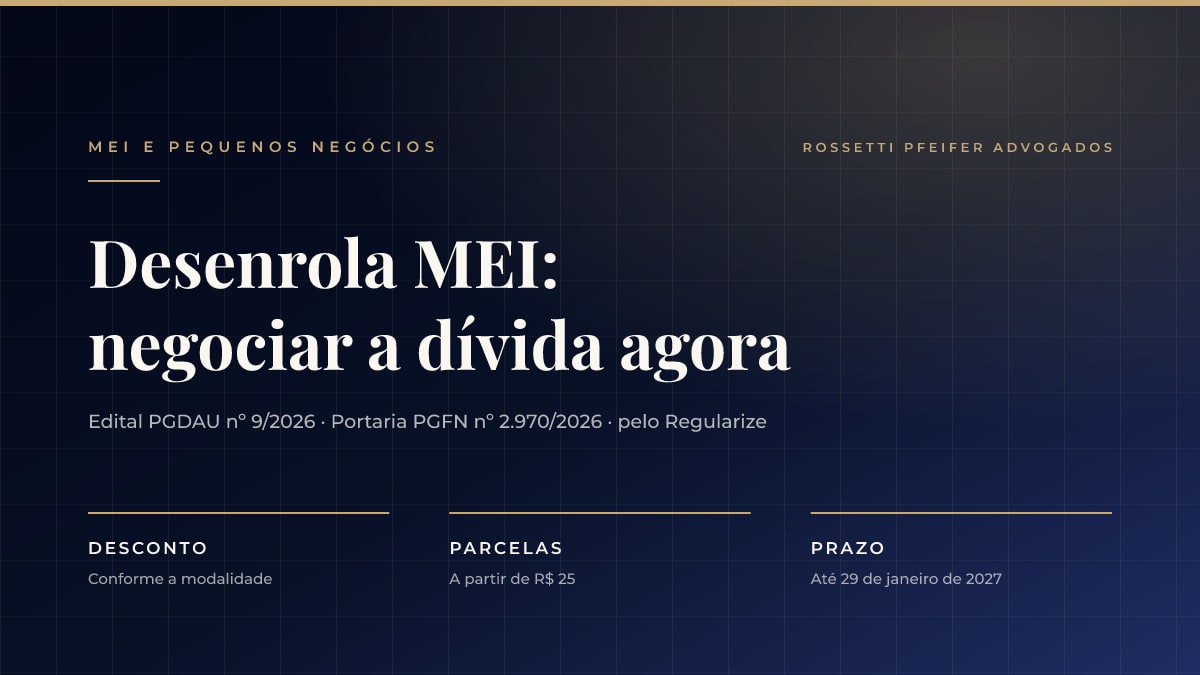 Desenrola MEI: descontos, parcelas a partir de R$ 25 e prazo até janeiro — como negociar a dívida do MEI agora
